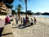 Boule-Spieler am Strand von Paguera