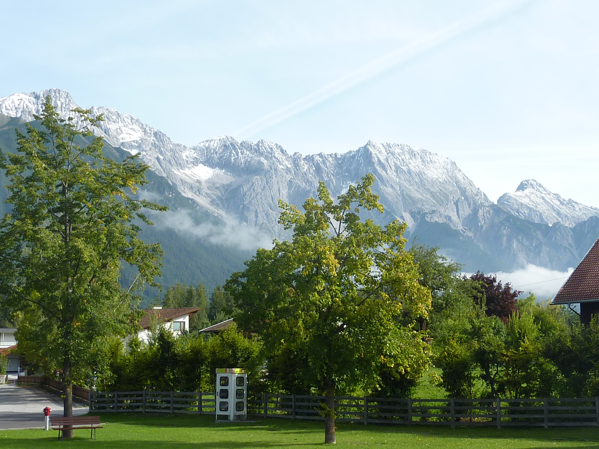 Obsteig, Tirol mit Mieminger Gebirge