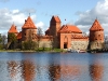 Wasserburg Trakai am Galve-See.