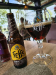 Zur Pause ein leckeres \"Leffe\" ...