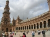 Sevilla: halbkreisförmiger \"Plaça de España\" 