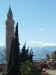Minarett mit Blick auf Tahtali