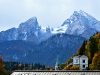 Blick von Berchtesgaden auf den Watzmann