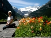 Lake Louise mit Jutta und Victoria Gletscher