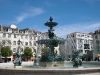 \"Rossio\" mit Brunnen