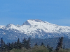 Schnee auf den Bergen der Tramuntana