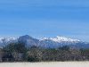 Schnee auf den Bergen der Tramuntana