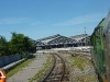 Einfahrt zum Bahnhof in Königsberg ( Kaliningrad )