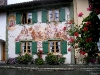 Bemaltes Wohnhaus in Mittenwald