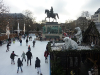 Auf der Eisbahn in Köln