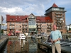 Ehemaliger Speicher im Hafen von Neustrelitz